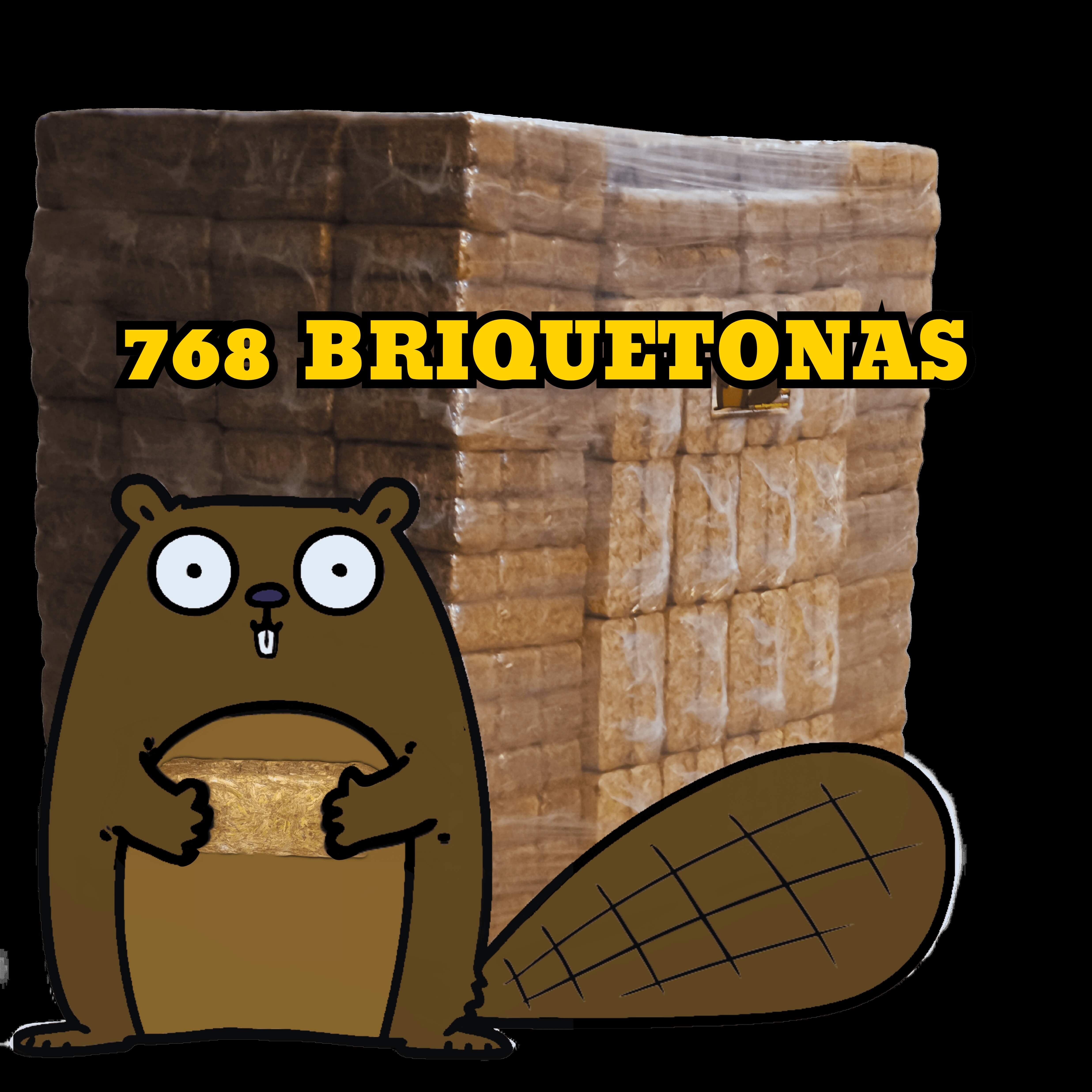 Palet de briquetas ecológicas a domicilio